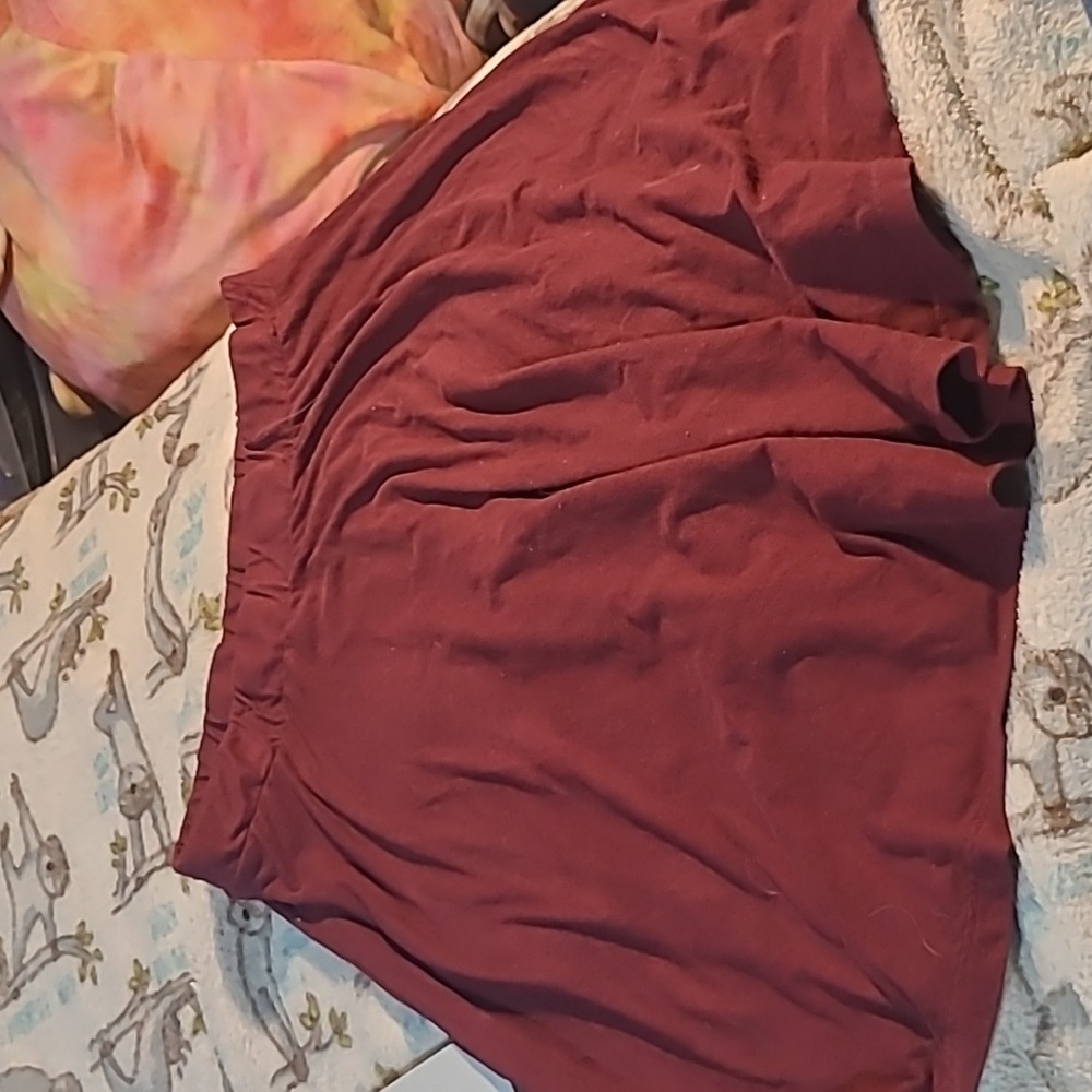 Red skirt